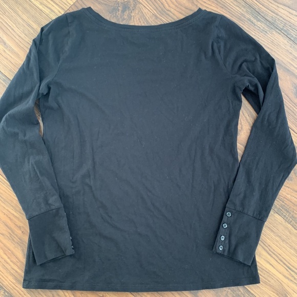 Women’s Black LOFT Long Sleeve T-shirt - Picture 4 of 4